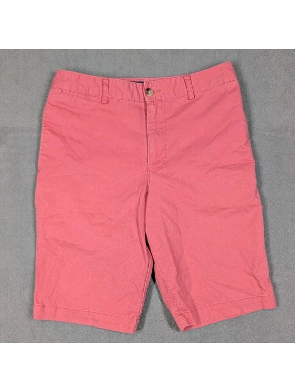 Polo Ralph Lauren Boys 14 Pink Chino Bermuda Shorts Cotton Stretch Preppy Golf